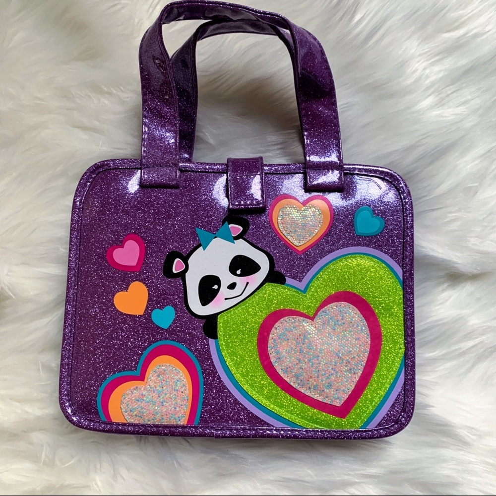 New 6pc Panda Stationery Gift Set Notebook Sticker Carry Case Valentine’s Easter